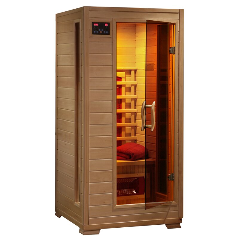 Radiant Saunas Luxury Series 1 Person FAR Infrared Sauna | Wayfair